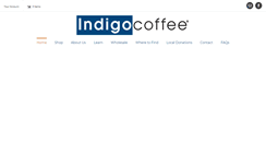 Desktop Screenshot of indigocoffee.com